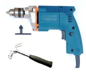 Dee Power Electric Drill Machine With Hammer, 300 W, 2600 rpm