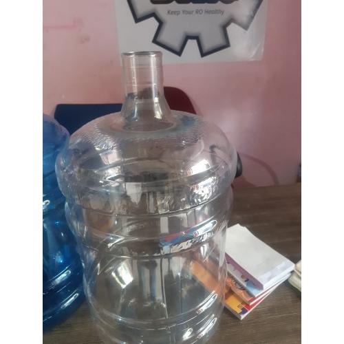 Plastic Transparent Water Jar With Thread 20 Ltr