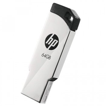 HP Pen Drive v236w 2.0 USB 64GB Metal Silver