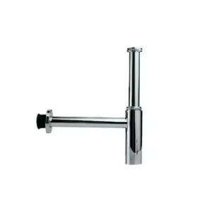 Jaquar Bottle Trap 32 MM Long Wall Connection Pipes 300 MM & Wall Flange 190 MM ALD-CHR-769L300X190