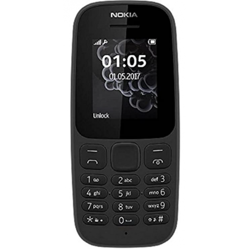 Nokia 105 SS Normal Keypad Phone Black