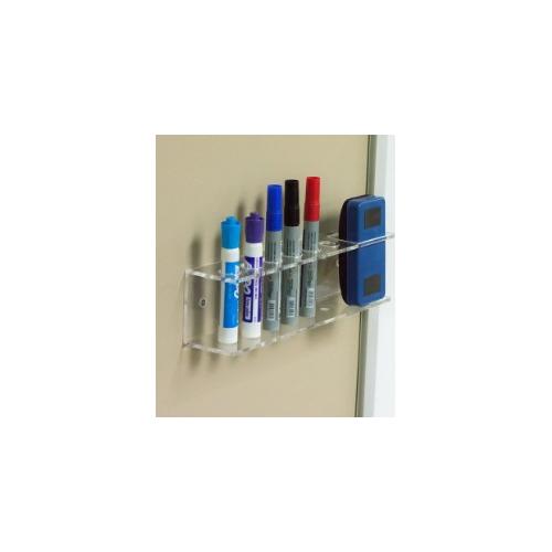 Acrylic Pen Tray Wall Mounted Size: 300 x 85 x 125 mm ( L x H x W ) Thickness: 5mm