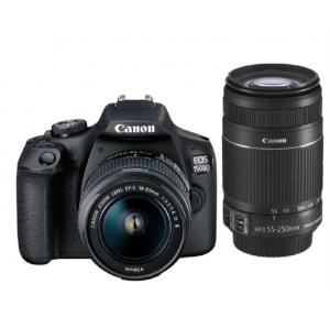 Canon EOS 1500D DSLR Camera with 18-55 mm and 55-250 mm Dual Lens Kit