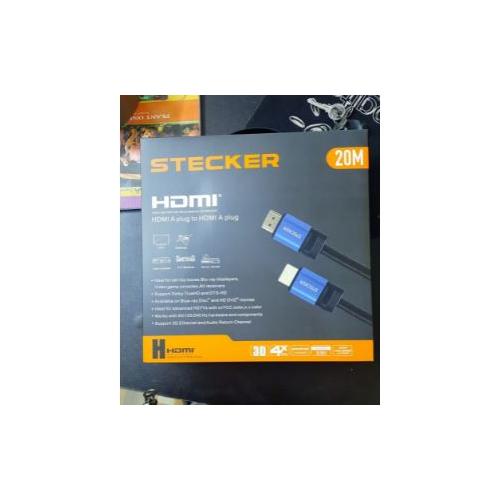 Stecker HDMI A Plug to HDMI A Plug Cable 20 Mtr