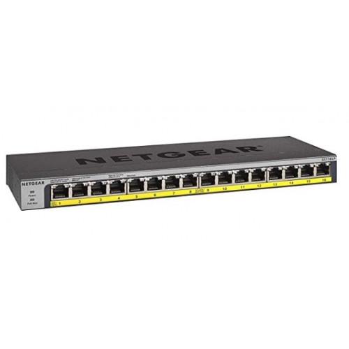 Netgear GS116LP 16-Port PoE/PoE+ Gigabit Ethernet Unmanaged Switch