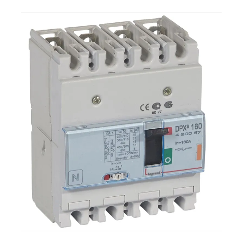 Legrand Circuit Breaker, Molded Case: Amperage: 600 A; Standard/Specification: Nema AB 3; Voltage: 480 V; C25 6048-22, 50K, 4 Pole
