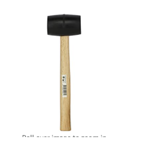 Rubber Hammer Length : 22 Cm Weight : 500 Grams