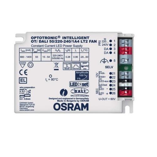 Osram Current Select Driver,55W, 800mA, 120-277V, OT 55W/UNV/1A2 CS L