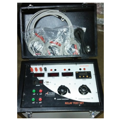 TI 0-5-50-100 Amp. Relay Tester, Model Number: RELAY100X  AC