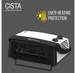 Havells Room Heater 2000W, Model - Cista, Color - white