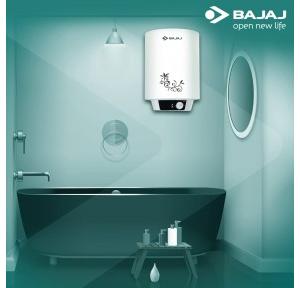 Bajaj New Popular Storage 15-Litre Vertical 4 Star Water Heater, Color - White