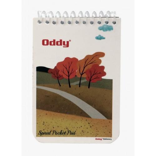 Oddy  Spiral Pocket Pad SPP-02 A7 65 GSM 40 Pages