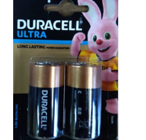 Duracell Ultra Alkaline C Battery, 1.5 V