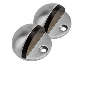 Door Stopper Floor Half Moon Stainless Steel
