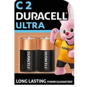 Duracell Non-Rechargeable Battery LR14 C2 1.5V Pack of 2