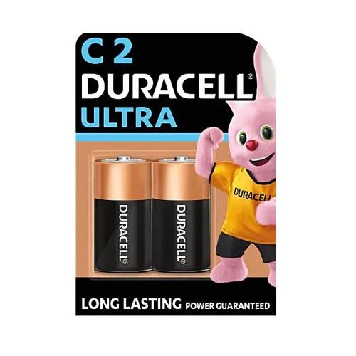 Duracell Non-Rechargeable Battery LR14 C2 1.5V Pack of 2