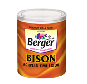 Berger Bison Plastic Paint  White 1 ltr