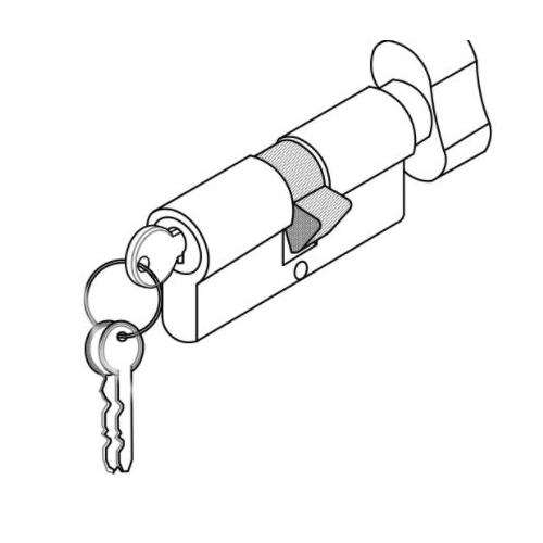 Dorma XL-C 2016 Dead lock package + Dorma XLC 2011-A 5 pin EPC one side lock, L+60