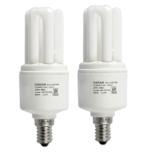 Osram CFL 8W , White E27