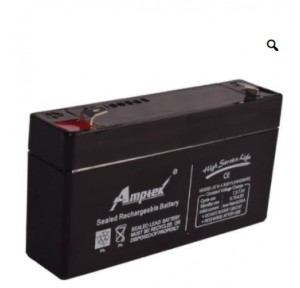 Amptek Emergency light battery 6V, 1.3 AH