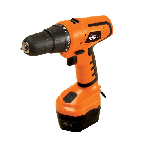 Planet Power PCD12 Orange Cordless 12V DC Drill/Drivers, 350 - 1000 rpm